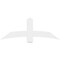 Ekena Millwork Bellingham Architectural Grade PVC Gable Bracket, 60"W x 22 1/2"H x 2"D x 6"F, 9/12 Pitch GBP060X23X0206BEL00 - alternate 2